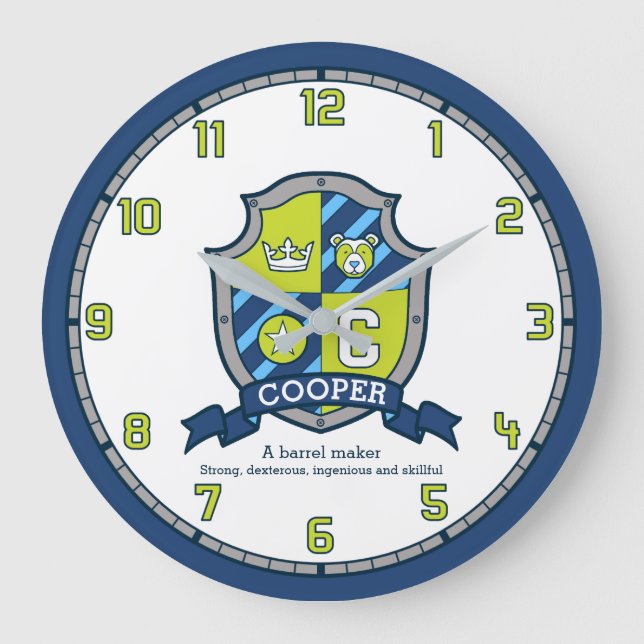 Cooper boys namn betyder grönt blue björnsköld stor klocka (Framsida)