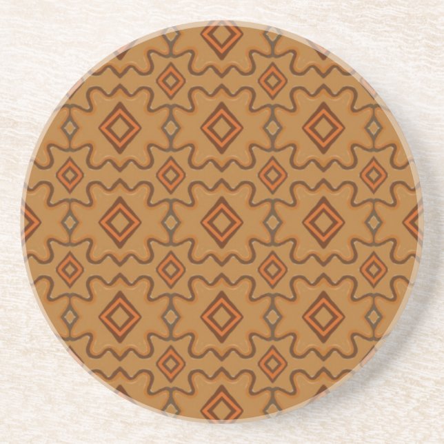 Cooper Brown Southwestern Pattern  Underlägg (Framsidan)
