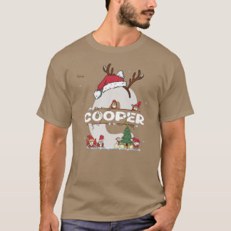 Cooper Christmasw Cooper Namn för roligt Julafton T Shirt