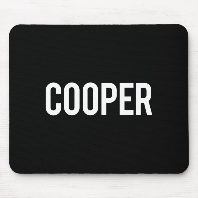 Cooper - Cool New Funny Name Fan Gift Tee  Musmatta (Framsidan)