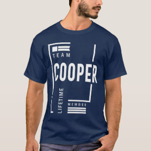 Cooper Personlig Namn Birthday Gift T Shirt