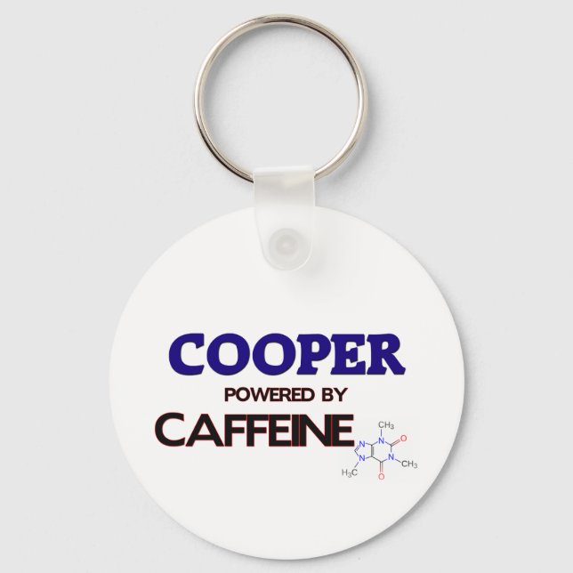Cooper Powered by caffeine Nyckelring (Framsida)