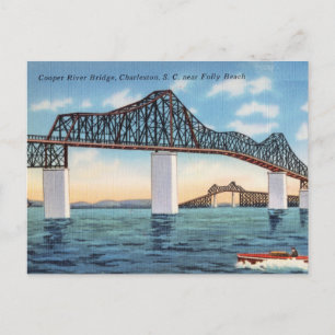 Cooper River Bridge, Charleston, South Carolina Vykort