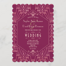 Cooper Ro Underbar Gatsby 1920-talet Bröllop