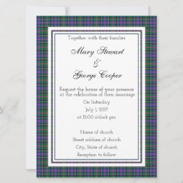 Cooper Scottish Wedding-inbjudan Inbjudningar
