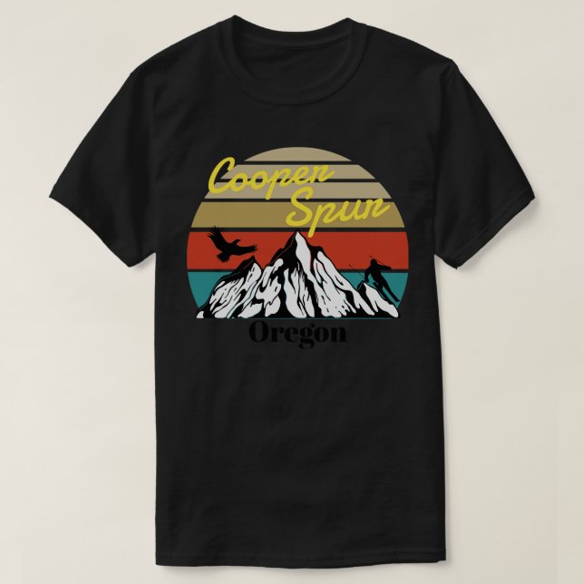 Cooper Spur ski Oregon T Shirt (Design framsida)
