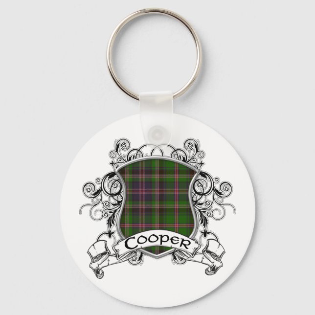 Cooper Tartan Shield Nyckelring (Framsida)