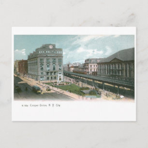 Cooper Union. NY City. Vykort