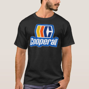 Cooperall Retro Ice Hockey Logotyp T Shirt