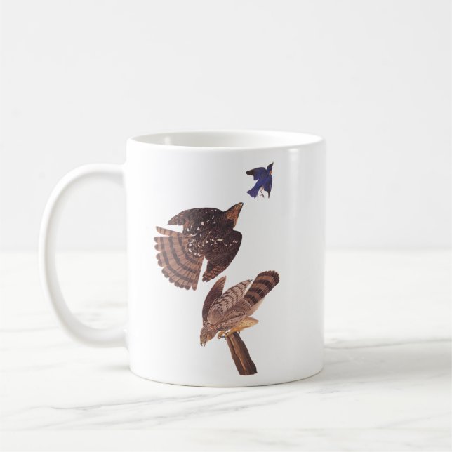 Coopers Hawk Bird of Ber Kaffemugg (Vänster)