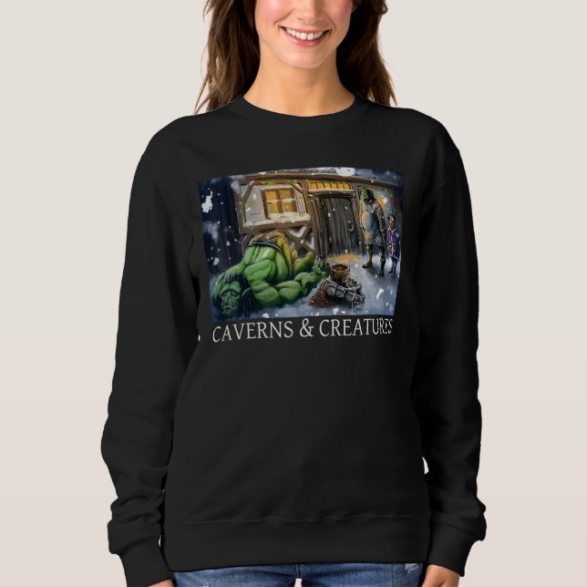 Coopers jul Sång Caverns Creatures T Shirt (Framsida)