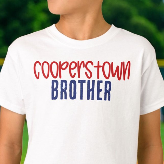 Cooperstown Brother Bro Baseball Tournament  T Shirt (Skapare uppladdad)