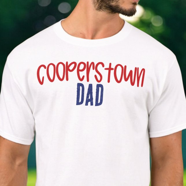 Cooperstown Dad Daddy Baseball Tournament  T-Shirt (Skapare uppladdad)