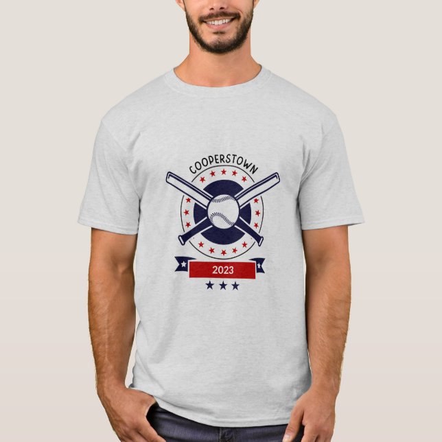 Cooperstown DreamsPark Baseball Tshirt T Shirt (Framsida)