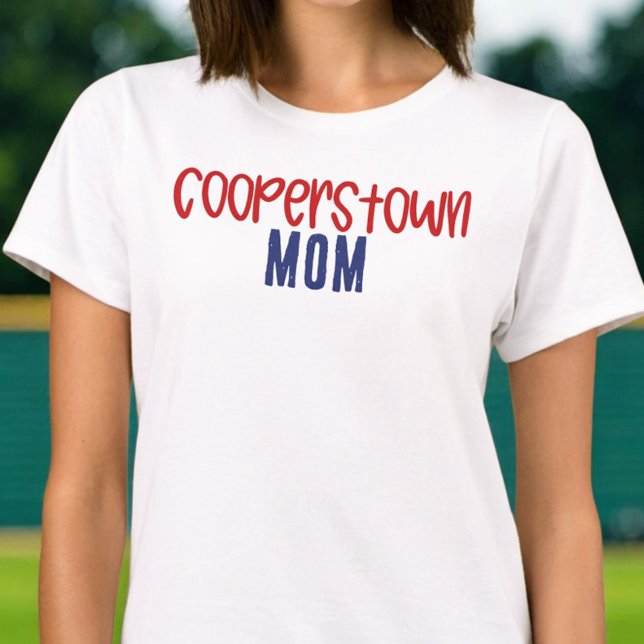 Cooperstown Mom Basebollturnering  T Shirt (Skapare uppladdad)