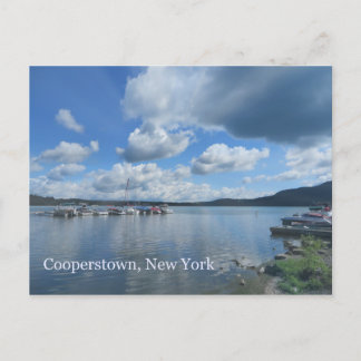 Cooperstown New York Otsego Sjö Vykort