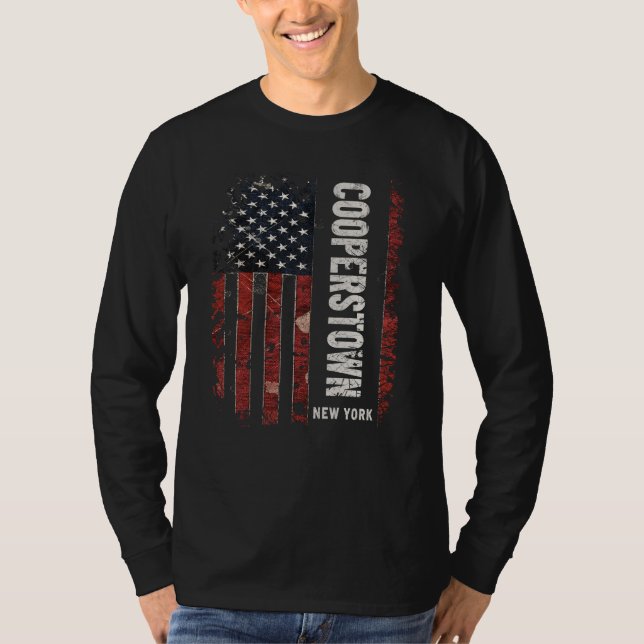 Cooperstown New York T Shirt (Framsida)