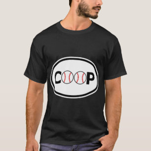 Cooperstown NY Coop New York Oval Euro Bumper Stic T Shirt