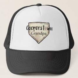 Cooperstown NY Grandpa Cute Baseball Tournament Keps
