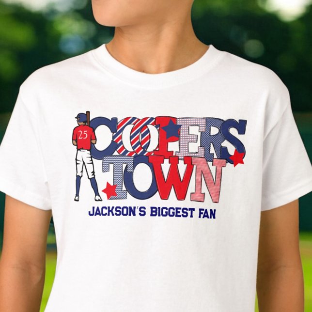 Cooperstown Patriotic Syskon Brother Baseball T Shirt (Skapare uppladdad)