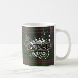CooperTartanGrunge Kaffemugg