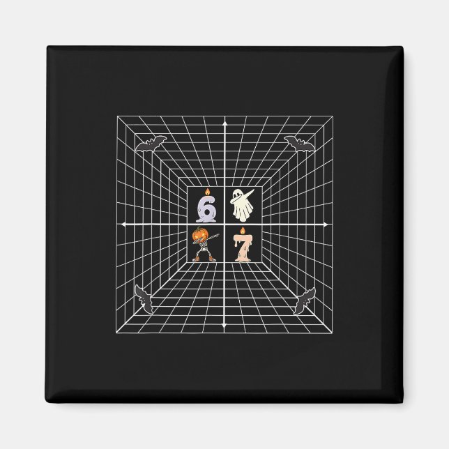 Coordinate 6 7 Funny Math Teacher Meme Science Hal Magnet (Framsidan)