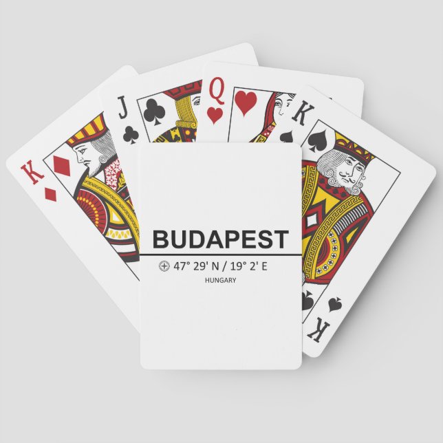 Coordinates Budapest Casinokort (Baksidan)