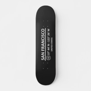 Coordinates San Francisco Mini Skateboard Bräda 18,5 Cm
