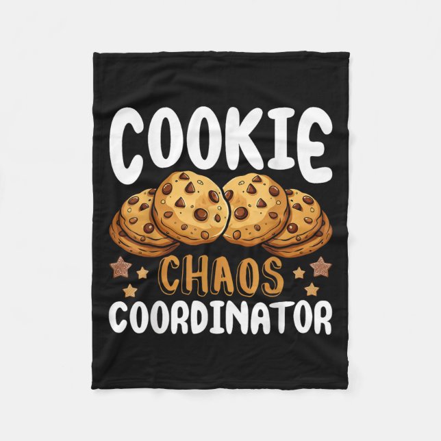 Coordinator för Cookie Chaos Fleecefilt (Framsidan)