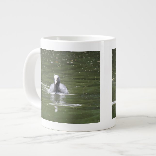Coot Swimming Mugg Jumbo Mugg (Framsida vänster)