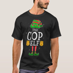 Cop Elf-gruppen matchar familjejulpolisen T Shirt