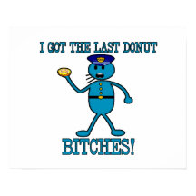 Cop har den senaste Donut