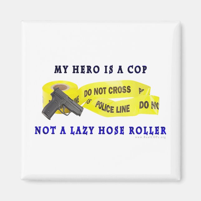COP Hero Police Magnet (Framsidan)