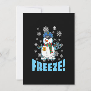 Cop Snögubbe, Ugly Jul För manar Women, Funny H Inbjudningar
