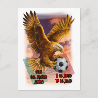 Copa del Mundo 2026 on a Helg Vykort