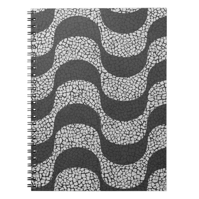 Copacabana Beach Boardwalk Anteckningsbok (Framsidan)