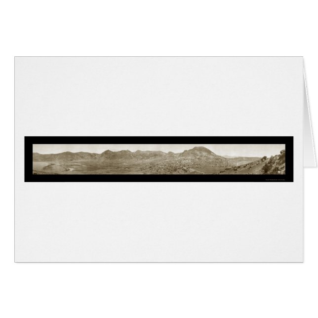 Copacabana Bolivia foto 1915 Hälsningskort (Framsidan Horizontal)