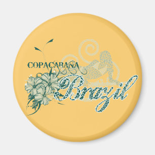 Copacabana Brasilien Tshirts och gåvor Magnet