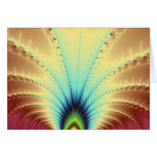 Copacabana Fractal Hälsningskort