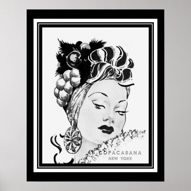 Copacabana New York på 1940-talet Poster (Framsidan)