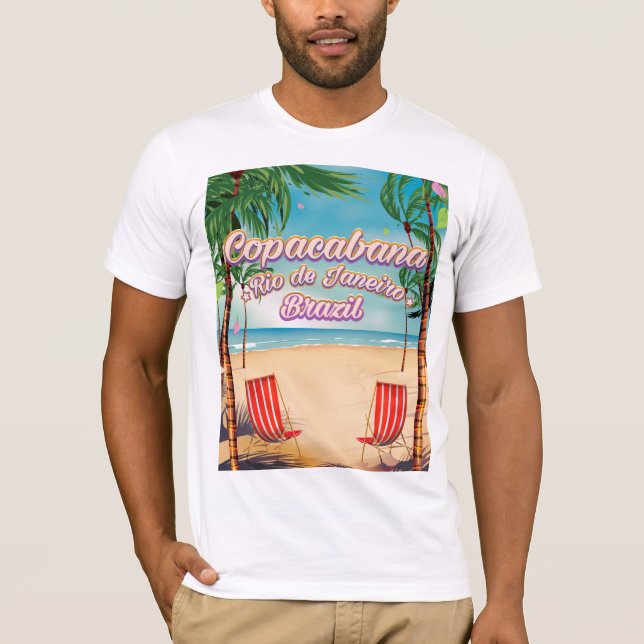 Copacabana, Rio de Janeiro resemål för strandaffis Tröja (Framsida)