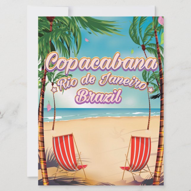 Copacabana, Rio de Janeiro strand (Framsida)