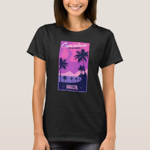 Copacabana Semester Semester Brasilien Flagga   T Shirt