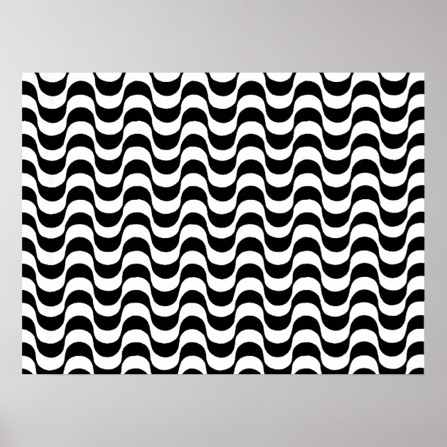 Copacabana-stranden, brasiliansk sidpromenad. poster (Framsidan)