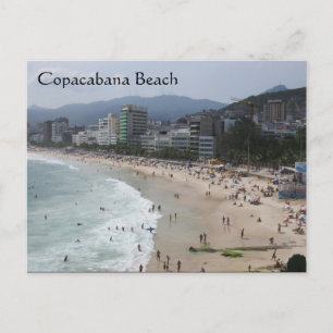 Copacabana strandscen vykort