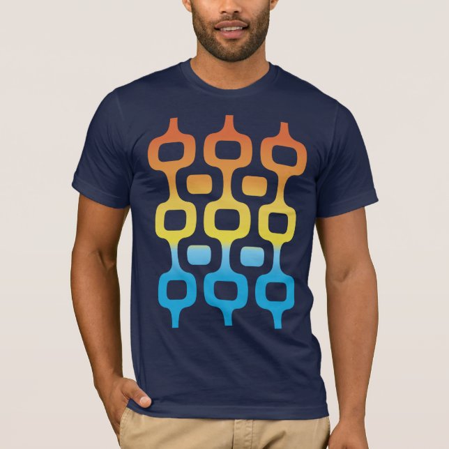 Copacabana trottoar Rio Brasil T Shirt (Framsida)