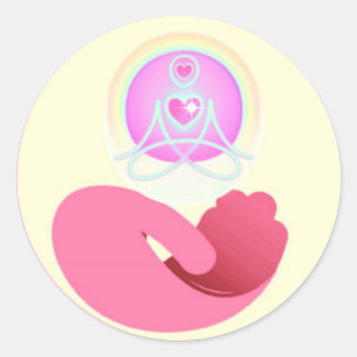 Copacetic Human Counseling Logotyp Round Sticker Runt Klistermärke