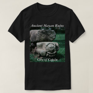 Copan Ancient Ruins Statues City Culture Mayan T Shirt