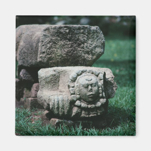 Copan City Honduras Ancient Ruins Finare Färg Magnet