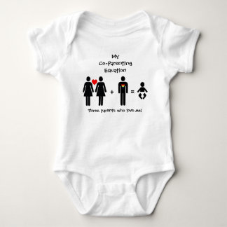 coparent MyCo-ParentingEquation, tre föräldrar… Tee Shirt